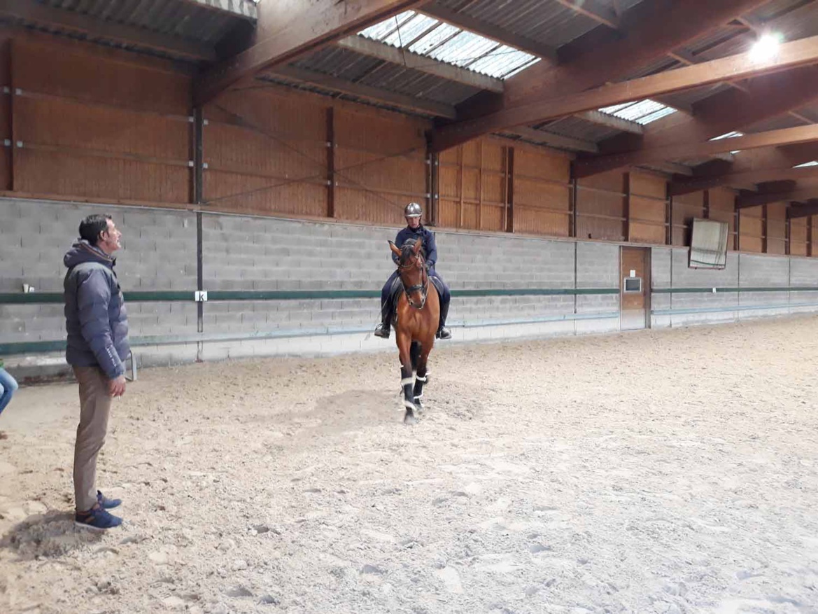 Stage de dressage avec Cedric Morandin pour les dresseurs de nos Écuries du Bois Clos Stage de dressage avec Cedric Morandin pour les dresseurs de nos Écuries du Bois Clos