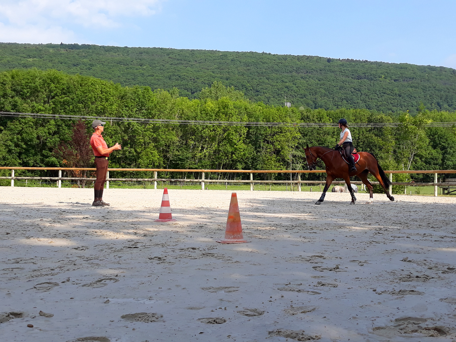 Cours d'équitation aux Écuries du Rosey, poney club dans le pays de Gex